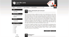Desktop Screenshot of lojrameletra.com